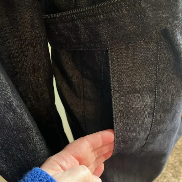 Gap denim trench coat jacket - Picture 4 of 6